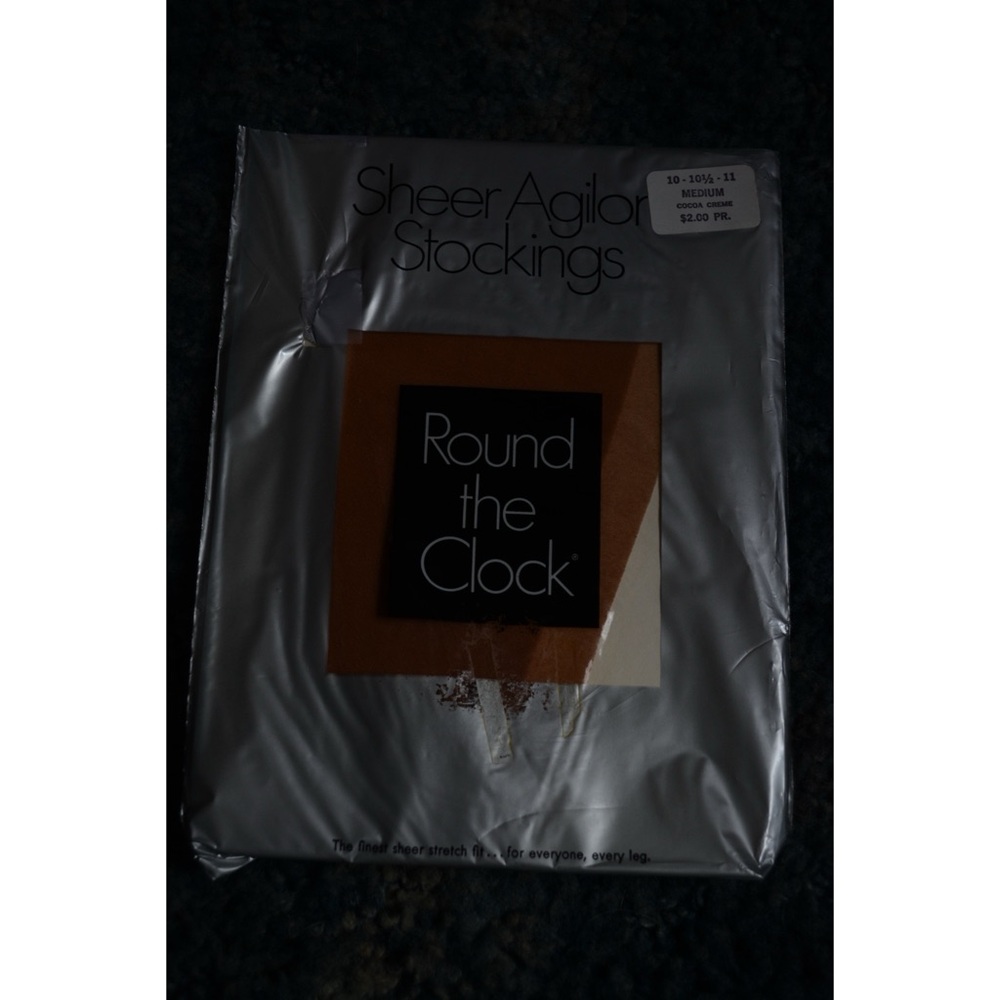 BNWT VTG Round the Clock agilon stockings